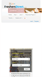 Mobile Screenshot of freshersdirect.com